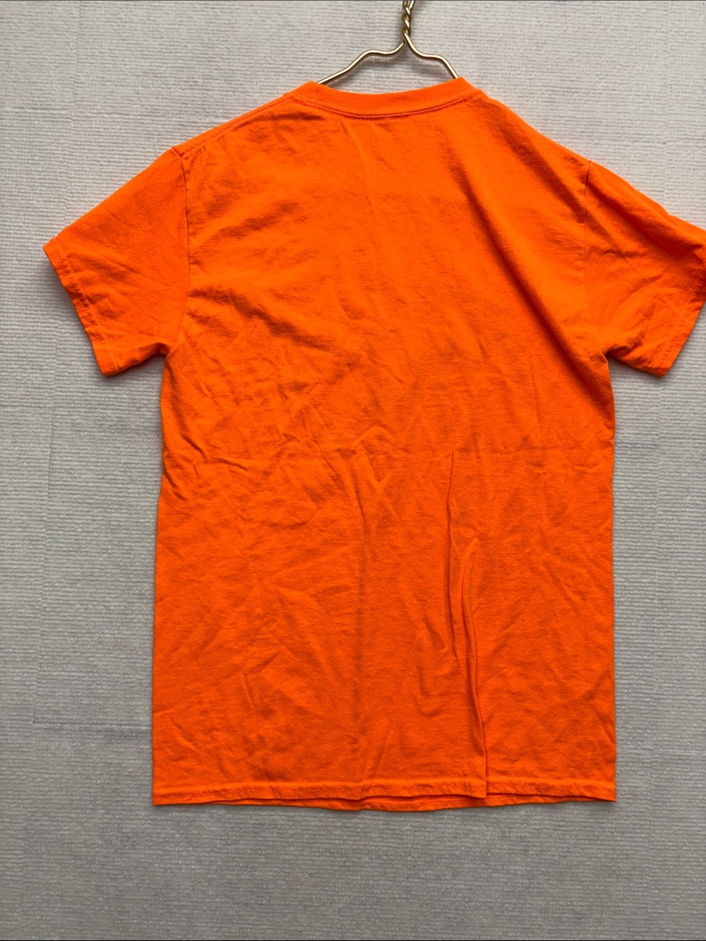 Riff Raff Men’s Graphic Tee in Bright Orange - Picture 5 of 5